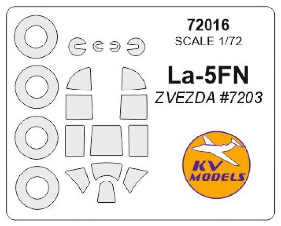 1/72 Lavochkin La-5FN + wheels masks