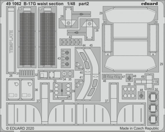 1/48 SET B-17G waist section