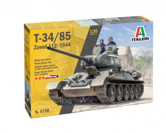 Italeri T-34/85 Zavod 112 Mod�le 1944 1/35