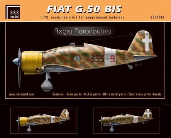 1/72 Fiat G.50 BIS Regia Aeronautica
