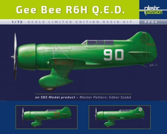 1/72 Gee Bee R6H Qed Resin+decal