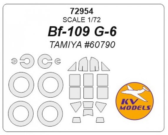 1/72 Messerschmitt Bf-109 G-6 masks