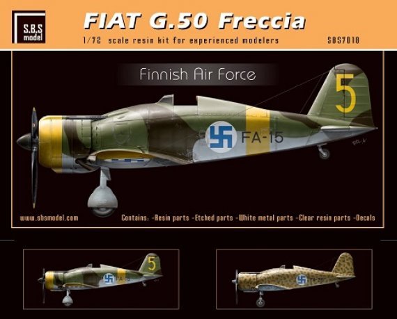 1/72 Fiat G.50 Freccia Finnish Air Force