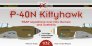 1/32 P-40N Kittyhawk in RAAF o. N.Guinea & Australia decal