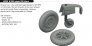 Brassin 1/32 Bf 109E wheels for Eduard