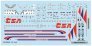 1/144 Decals Boeing 737-400 Czechoslovak Airlines