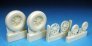 1/32 Corsair Hellcat Wheels  Plain Tread