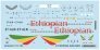 1/144 Decals Boeing 737-760 Ethiopian Airlines