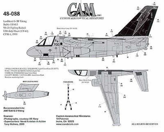 1/48 Lockheed S-3B Viking VS-21