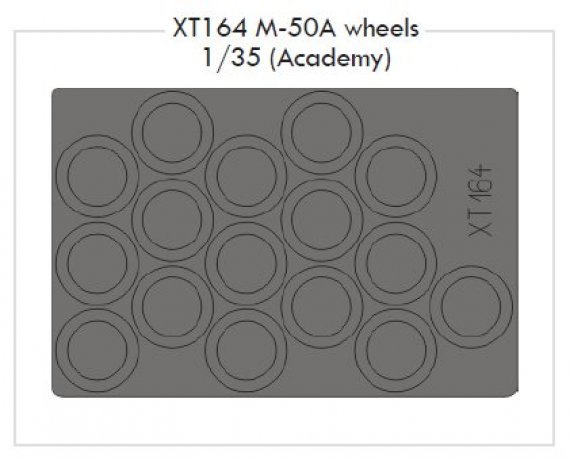 1/35 M-50A wheels (ACAD)