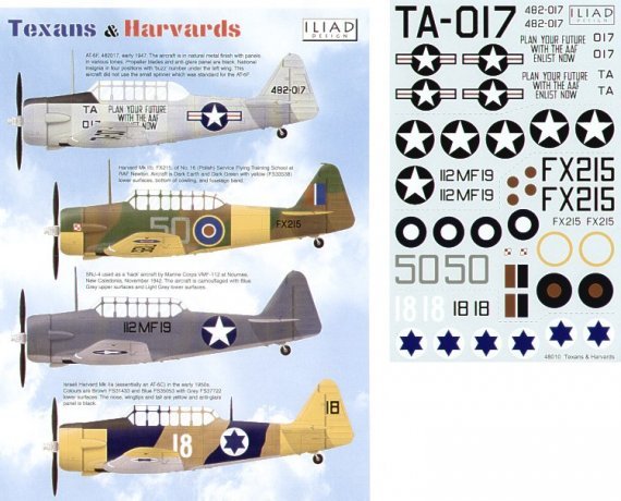 1/48 Texans and Harvards