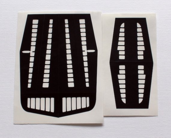 1/48 Mitsubishi Ki-15 & C5M2 Control Surfaces Illusion Mask