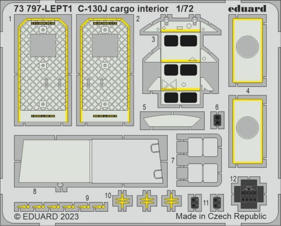 1/72 SET C-130J cargo interior