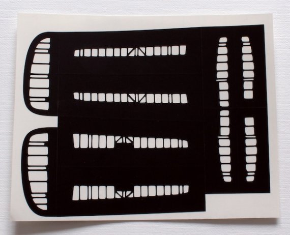 1/48 Kawasaki Ki-61-Id Hien Control Surfaces Illusion Mask