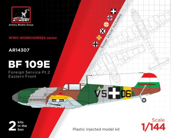 1/144 Messerschmitt Bf-109E Foreign Service Aces, Pt.2
