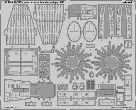 1/48 SET B-26K Invader exterior & undercarriage