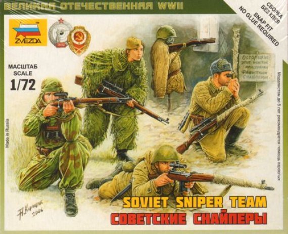 1/72 Soviet Snipers