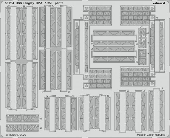 SET 1/350 USS Langley CV-1