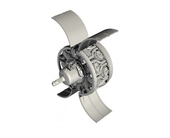 1/32 Bristol Centaurus  Engine for Tempest Mk.II