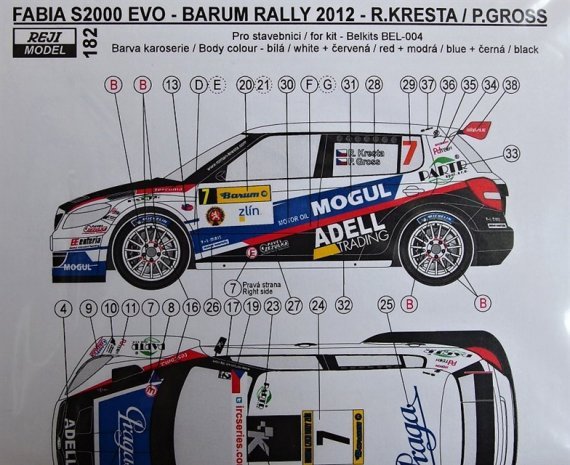 1/24 Fabia S2000 EVO Barum Rally 2012 7