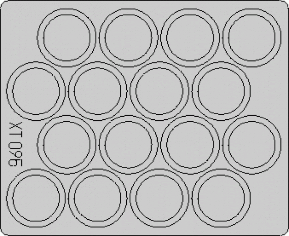 Flakpanzer 38 (Gepard) wheel mask  (ALN)