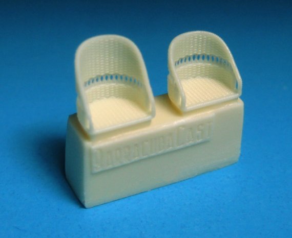 1/72 British WWI Wicker AGS Seats  No Belts