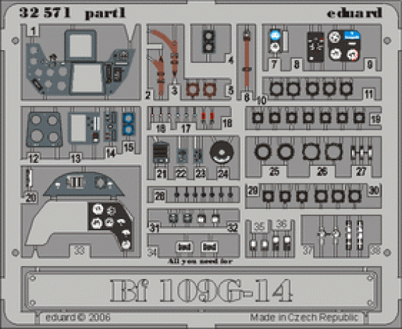 Bf 109G-14 interior  (HAS)