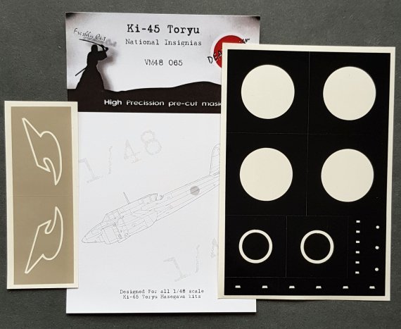 1/48 Kawasaki Ki-45 Toryu National Insignia and markings masks