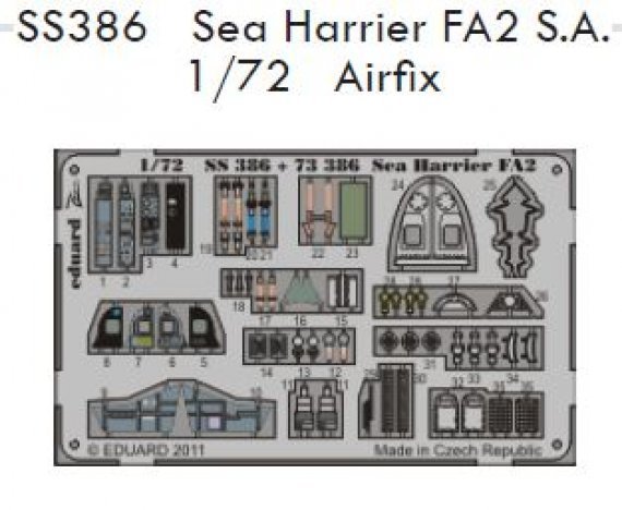1/72 Sea Harrier FA2 S.A. Airfix
