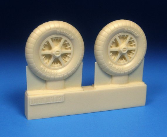1/32 Messerschmitt Bf-109E/F Mainwheels with Ribbed Tires