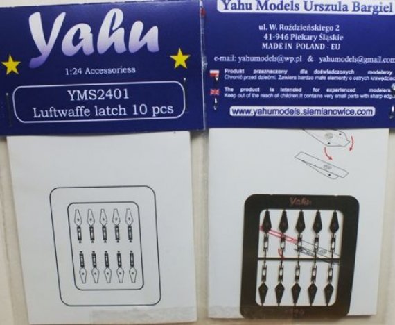 1/24 Luftwaffe latches x 10
