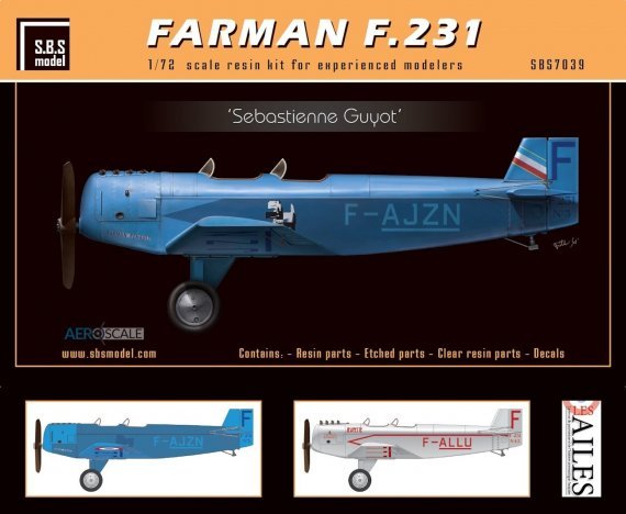 1/72 Farman F.231 Sebastienne Guyot