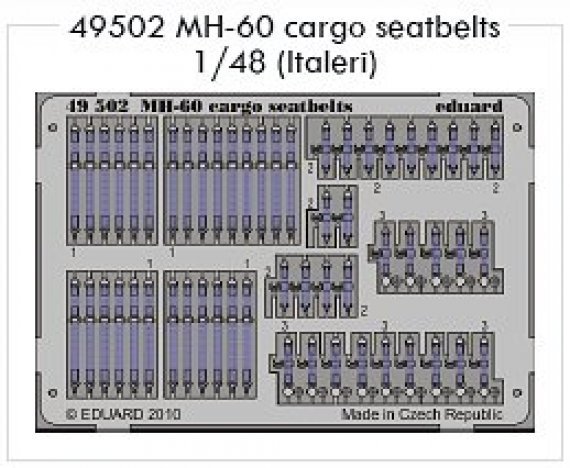 1/48 MH-60 cargo seatbelts (ITAL)