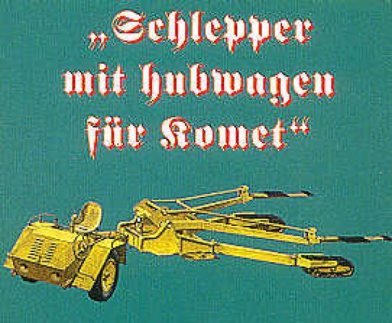 1/48 Schleup-Schlepper Messerschmitt Me-163B tow tractor