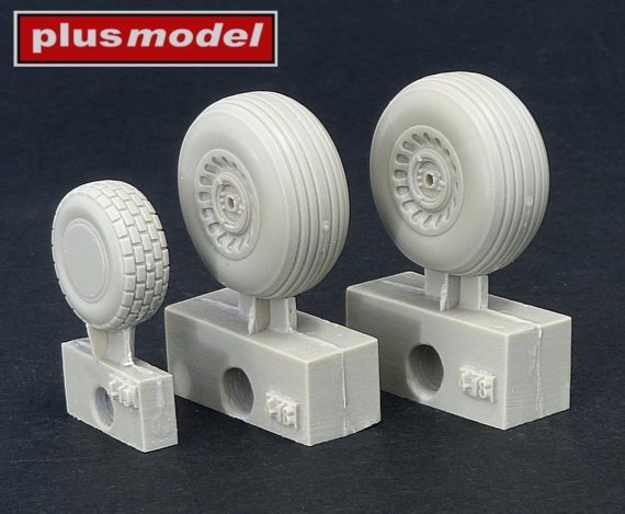 1/48 B-26 Marauder wheels early groved