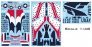 1/48 Thunderbirds F-100C or F-100D Super Sabre decals image 1