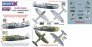 Montex 1/48 P-47D Thunderbolt Razorback Masques Decals