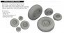 Brassin 1/72 E-2C wheels for Heller