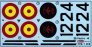 1/72 Decals Hs-123A-1 Angelito in Spain Vol.4 image 1