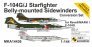 Mark 1 F-104C Starfighter Sidewinders 1/144