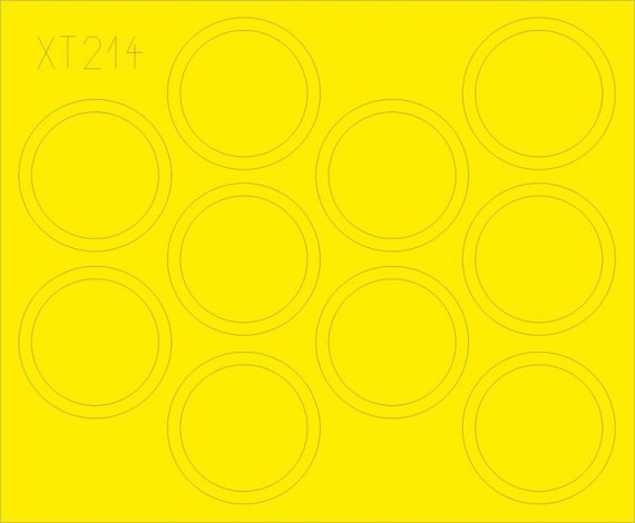 Mask 1/35 T-34/85 wheels (ACAD)