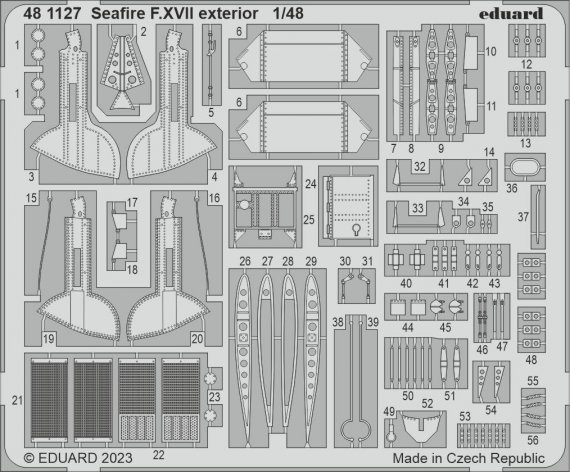 1/48 SET Seafire F.XVII exterior AIRF