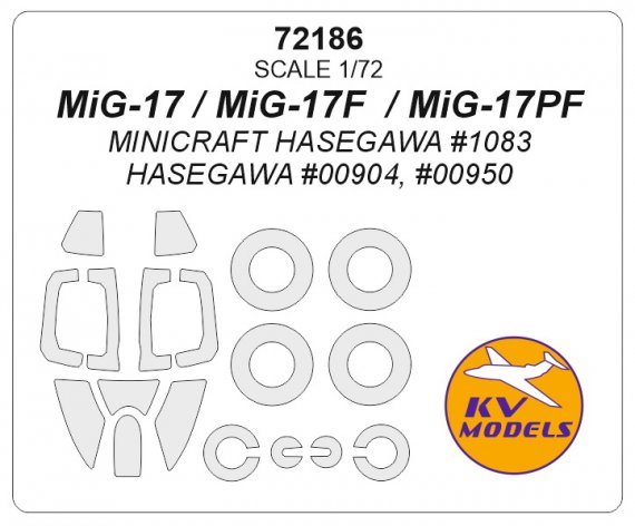1/72 Mikoyan MiG-17 + wheels masks