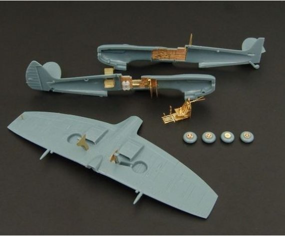 1/144 Spitfire Mk.IX  PE set, 2 pcs. (EDU)