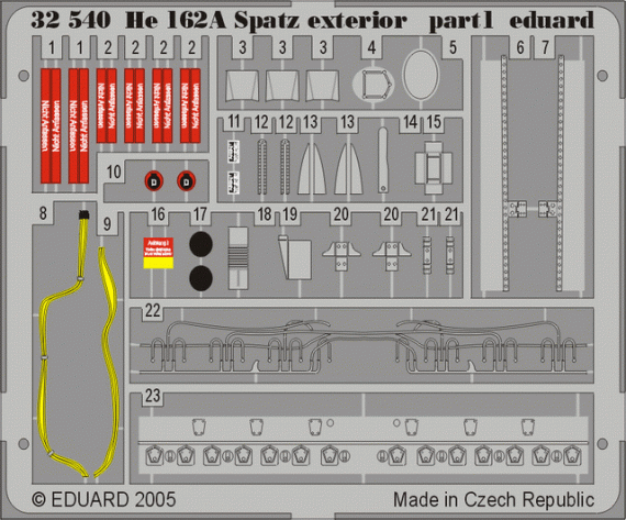 He 162A Spatz exterior  (REV)