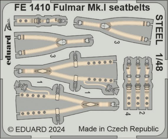 1/48 Fulmar Mk.I seatbelts trumpeter