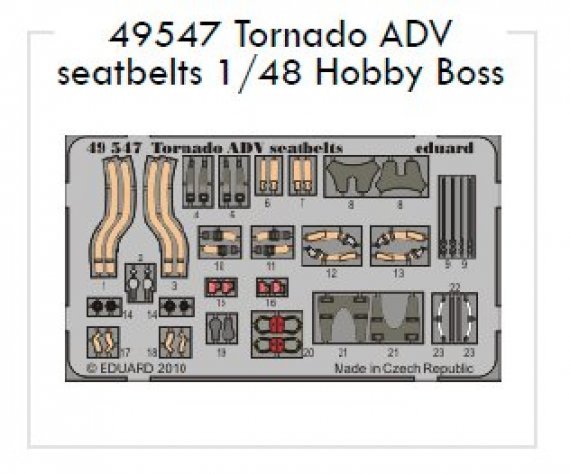 1/48 Tornado ADV seatbelts (HOBBYB)
