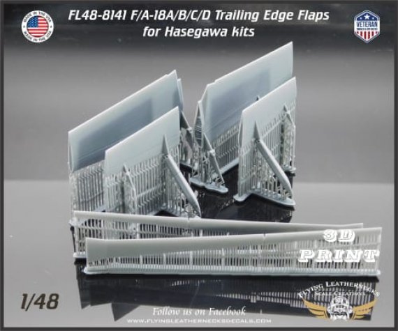 1/48 McDonnell-Douglas F/A-18 legacy Hornet Trailing edge Flaps