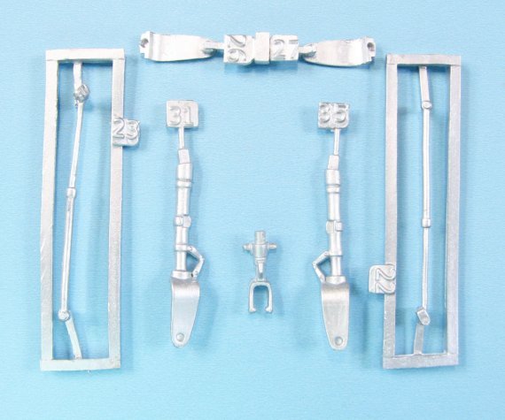 1/48 Macchi C.200 Saetta/Serie Metal Landing Gear for Tamiya