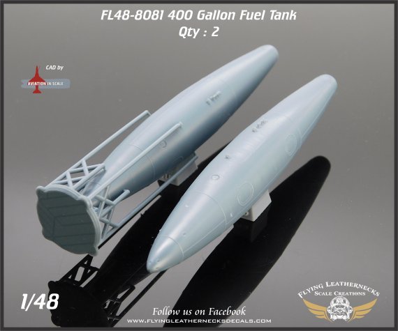 1/48 AERO-1D 400 Gallon Fuel Tank